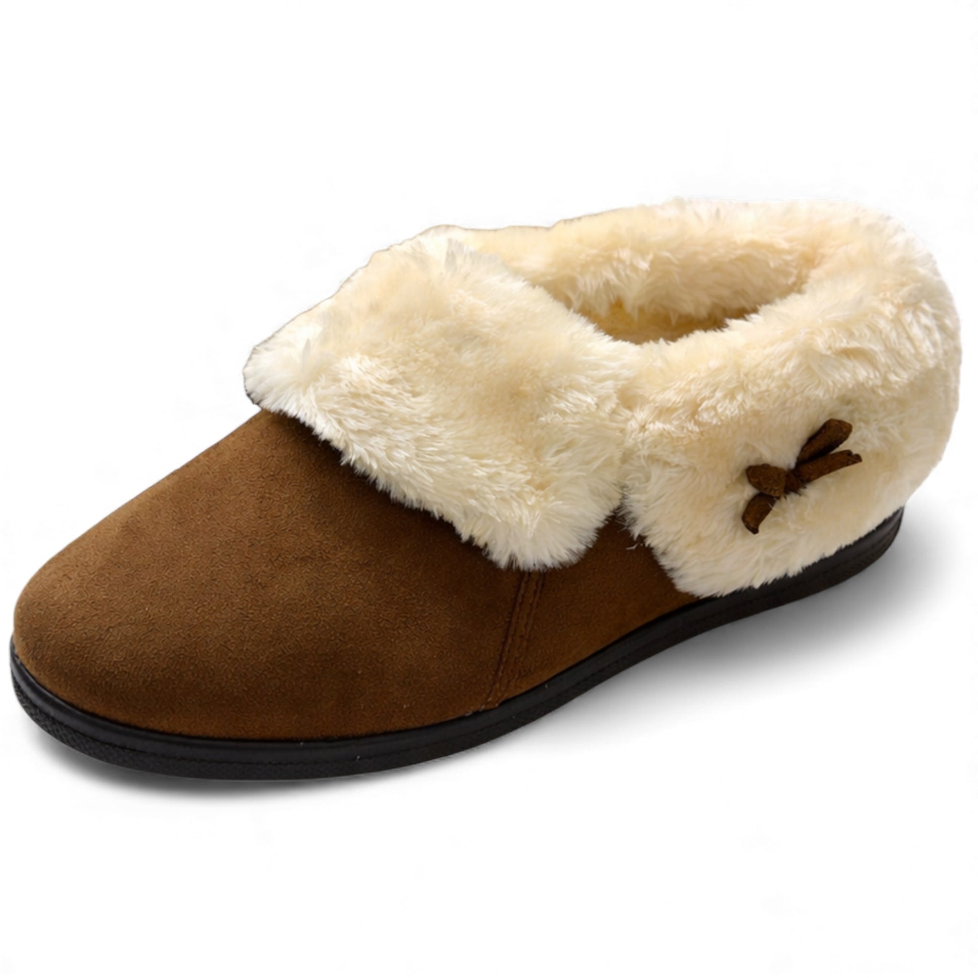 Women’s Cushion Walk mule slippers with cushioned footbed and closed toe, indoor slip-on design