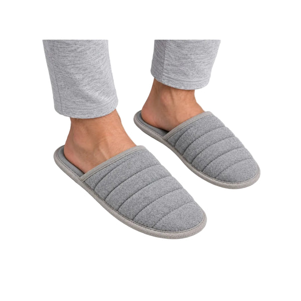Men’s Warm Slip-On House Slippers – Soft Comfort Non-Slip Sole